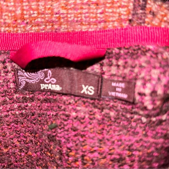 prAna Women’s Wool Blend Pink Purple Ombré Sweater Sz XS - Picture 7 of 8
